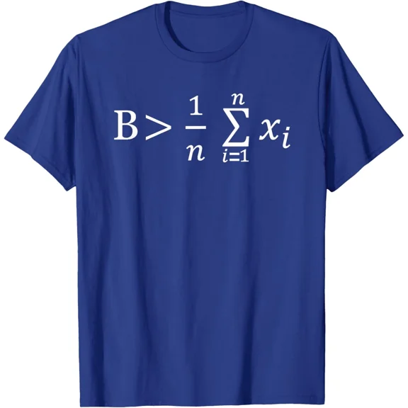 Funny Math Teacher Be Greater Than Average T-Shirt Unisex S-5XL Hot Trending Shirt, Vintage Birthday Gift
