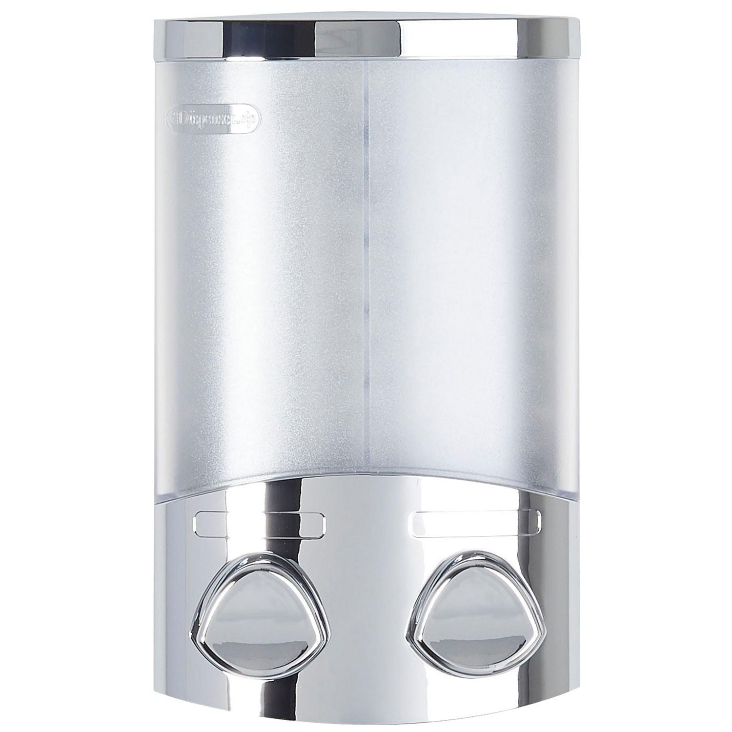 Better Living Products 76244-1 EURO Series DUO Distributeur de savon et de douche mural à 2 chambres Chrome