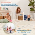 thumbnail image 4 of ECR4Kids Wooden Double-Sided Bi-Directional Mirror, Montessori Furniture, White Wash, 4 of 9