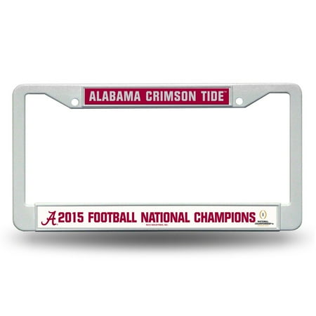 National Champions License Plate - Alabama Crimson Tide 2016 CFP Champions 12