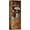 Vintage Brown, variant on Industrial Bookshelves and Bookcases with Doors 11.8 in Depth Floor Standing 5 Shelf Display Storage Shelves Tall Bookcase for Home, Office, Living Room