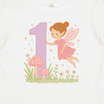 thumbnail image 4 of Inktastic 1st Birthday Fairy with Mushrooms and Flowers Boys or Girls Baby T-Shirt, 4 of 5