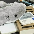 thumbnail image 6 of Kawaii Plush Shark Pencil Case - Cute Student Stationery Bag for Back To Sc, 6 of 7