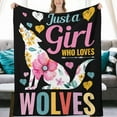 thumbnail image 3 of Yibo Panda Gifts for Girls Boys Blanket Flannel Soft and Comfortable Anti-static Bed Sofa Blanket, 3 of 9