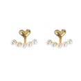 thumbnail image 1 of Bijoux en Liquidation Boucles d'Oreilles Cœur Perle pour Femmes Colorées, 1 of 8