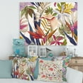 thumbnail image 2 of Designart ' VIntage Tropical Flowers VIII ' Tropical Canvas Wall Art Print, 2 of 4