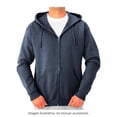 thumbnail image 2 of Sudadera Fruit of the Loom Talla G con Cierre Gris Oscuro, 2 of 4