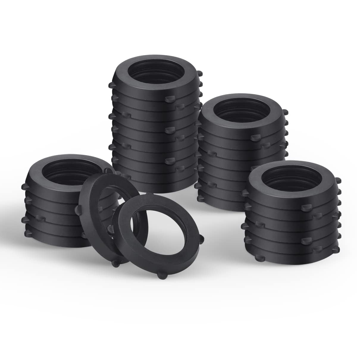 TinyGlam Garden Hose Washers Rubber Washers Seals, Fit All Standard 3/4" Garden Shower Hose and Water Faucet Fittings Hot