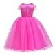 thumbnail image 3 of Vestido de Princesa Blanco para las Niñas Vestido de Noche de Encaje Bralette con Red de Envoltura para Vestido de Fiesta para Niñas, 3 of 6