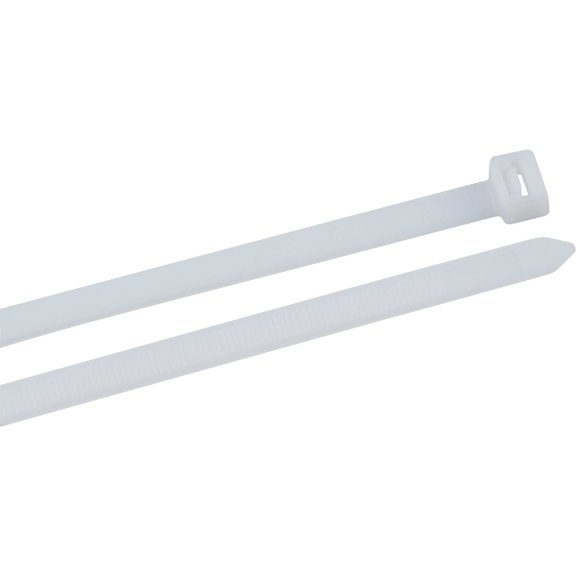 Gardner Bender 45-548 Nylon Heavy-Duty Cable Tie, 48 Inch., 75 lb. Tensile Strength, Wire Tie / Industrial / Outdoor & Household Use, Zip Tie, 10 Pk., Natural White