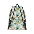 thumbnail image 3 of Balery Watercolor Palm Tree Vintage Canvas Backpack for Men and Women - Large Capacity, Durable Travel Laptop Bag for School, Work, Hiking, and Outdoor Activities, 3 of 7