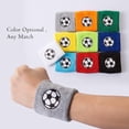 thumbnail image 4 of Yuarrent Muñequera deportiva para niños de 6 piezas, para interiores y exteriores, para correr, ciclismo, Fitness, fútbol, Golf, pelota Deportes y aire libre, 4 of 6