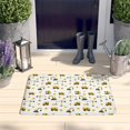 thumbnail image 2 of Cartoon Construction Vehicles Stars Flannel Non Slip Door Rugs,Washable Door Mats Indoor,Decorative Door Mats,Dirt-Resistant and Absorbent Doormat for Entrance,Bedroom,Kitchen,Bathroom,23.5"x16", 2 of 5