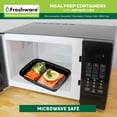 thumbnail image 3 of Recipientes para preparación de comidas Freshware, 1 compartimento, 24 onzas, paquete de 50, 3 of 5