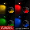 thumbnail image 6 of Nilight 5PCS LED Lighted Rocker Switch 12V Illuminated ON Off Toggle Switches 30A 3Pin SPST Oval Shaped 12mm Hole Red Yellow Blue Green for Car Truck RV Motorcycles Marine Boats, 6 of 8
