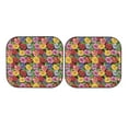 thumbnail image 7 of Balery 2 Piece Daisies Flowers Car Windshield Sun Shade|Foldable Front Windshield Shade for Car Front Window for Most Sedans SUV Truck-Medium, 7 of 7