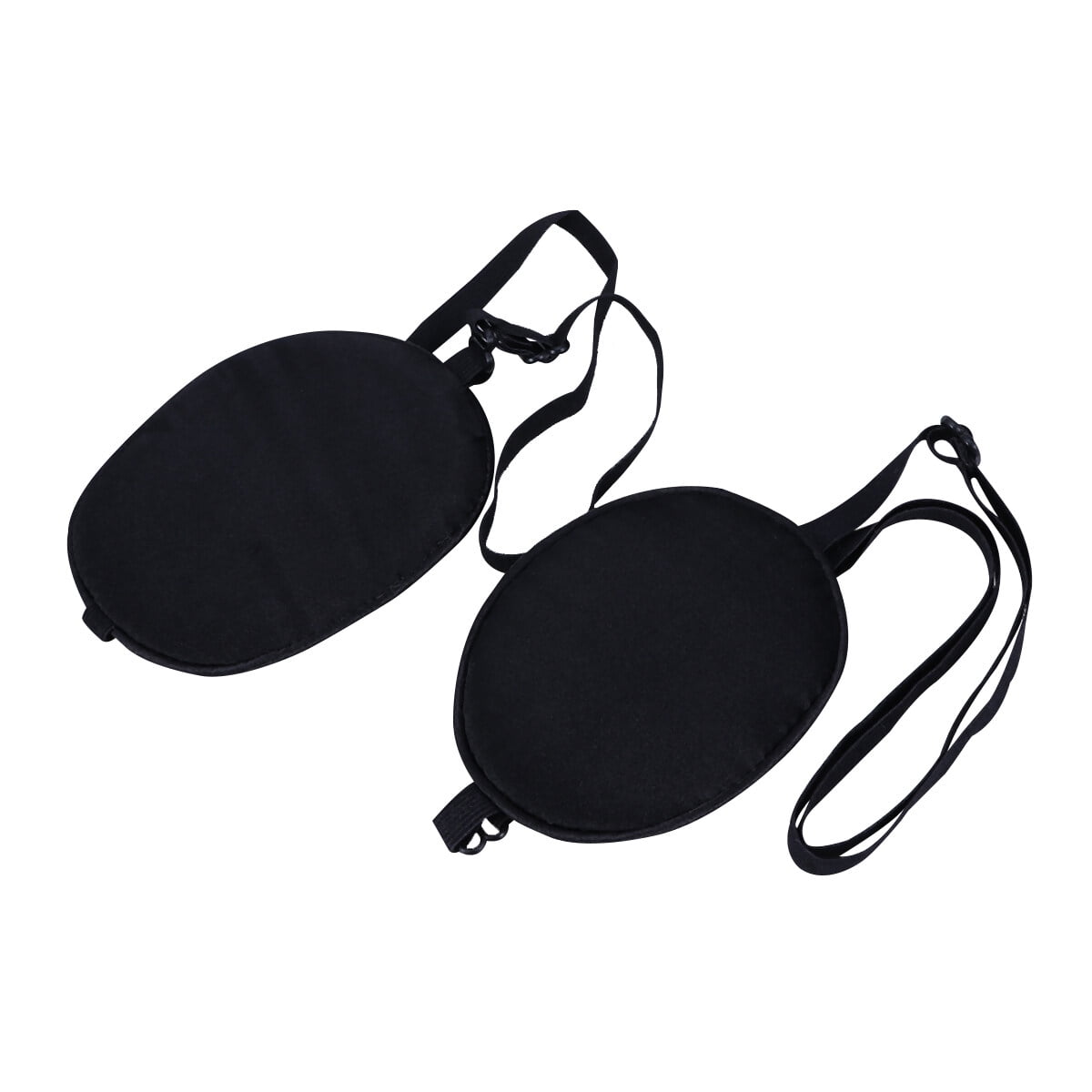 2pcs Adults Slik Amblyopia Eye Patch Adjustable Buckle Stretchy Eye Patches