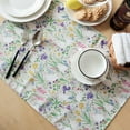 thumbnail image 3 of Baywell 4pcs Summer Decorations Cute Pattern Placemats 16x24 Inches Seasonal Holiday Spring Flower Decor Farmhouse Indoor Vintage Theme Gathering Dinner Party, 3 of 8