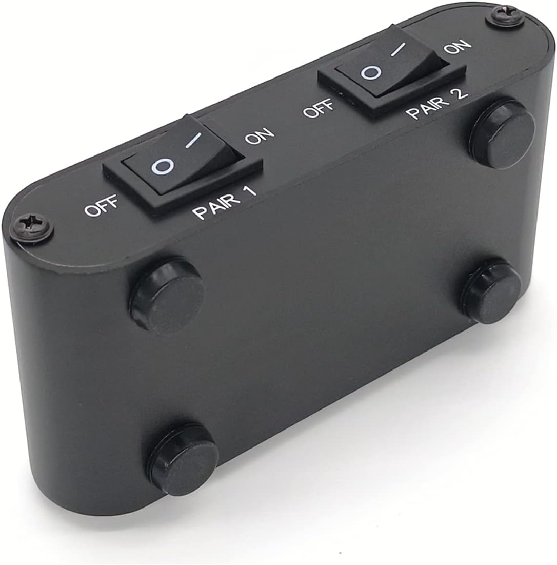 Stereo Receiver P2 2-in-1-Out Amplifier Speaker Switcher – A/B Selector ...