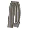 thumbnail image 2 of Aursykel Big and Tall Pant Mens Pajama Pants Soft Bottoms Lounge Sleepwear Straight Leg Long Sleepwears for Winter, 2 of 7