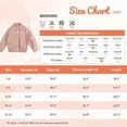 thumbnail image 5 of Rolanko Girls Faux Leather Jacket Kids Zip Up Motorcycle Biker Outerwear Coat Pleather Bomber Jacket with Pockets 5-15 Years, 5 of 5