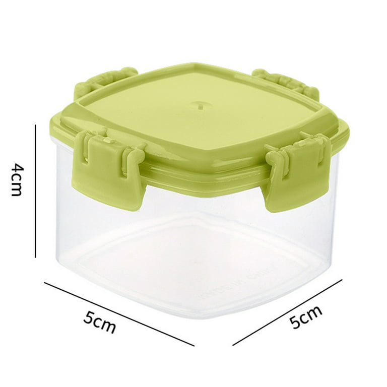 Comfy Package 4 Oz Condiment Containers Small Plastic Containers with Lids,  100-Pack 