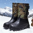 thumbnail image 5 of vauyc Winter Boots Snow Boots for Men Winter Snow Boots Insulated Mid Calf Traction Outdoor Hiking Boots for Cold Weather Comfort, 5 of 6