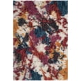 thumbnail image 2 of Safavieh Gypsy Joan Abstract Area Rug, Ivory/Blue, 5'1" x 7'6", 2 of 9