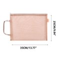 thumbnail image 3 of VBXOAE Transparent Nylon Mesh Book Bag Stable and Spacious Handheld Storage for Stationery,Toys Documents with Secure Zipper Closure, 3 of 3