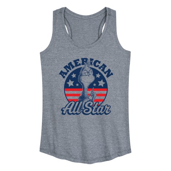 Dr. Seuss - The Grinch America's Favorite Mean One - Women's Racerback Tank Top