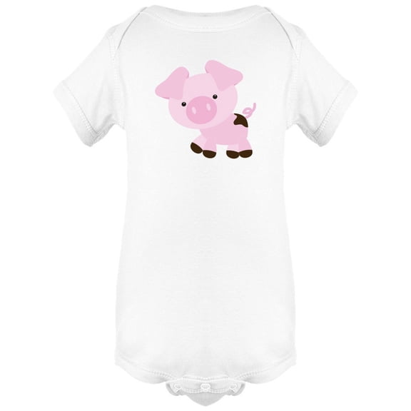 Adorable Pig Doodle Bodysuit Infant -Image by Shutterstock,  Newborn