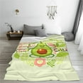 thumbnail image 5 of Vsdgher Avocado Keep Calm Ultra-Soft Micro flannel Blanket Throw Blankets for Couch Sofa, Bed (4 sizes)-40"x30", 5 of 7
