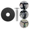 thumbnail image 3 of QIDITONG 1 Set Carbon Fiber Bikes Stem Cap Headset Spacer Bicycle Stem Top Covers Handlebar Covers Cycling Headset Stem Top Protectors With Screw, 3 of 5