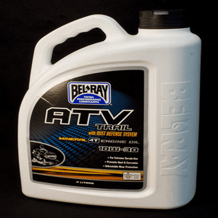 BEL-RAY ATV TRAIL MINERAL 4T ENGINE OIL 10W-30 (Best Mineral Oil For Motorcycles)
