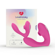 Lovehoney Mon Ami G-Spot and Clitoral Suction Stimulator Vibrator, Berry