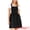 Black, variant on DARING DIVA Women's A Line Knee Length Suspender Overall Dresses X-Small Black