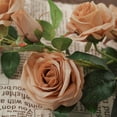 thumbnail image 6 of Efavormart Faux Flowers 13" Silk Long Roses Bouquet (2 Count), 6 of 11