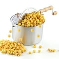 thumbnail image 1 of Cook N Home 02626 6 Quart Aluminium Stovetop Popcorn Popper Silver, 1 of 7