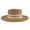 Dark Khaki, variant on Straw Sun Hat for Women - Beach Wide Brim UPF50+ Fashionable Summer Travel Hats with Letter M Decor