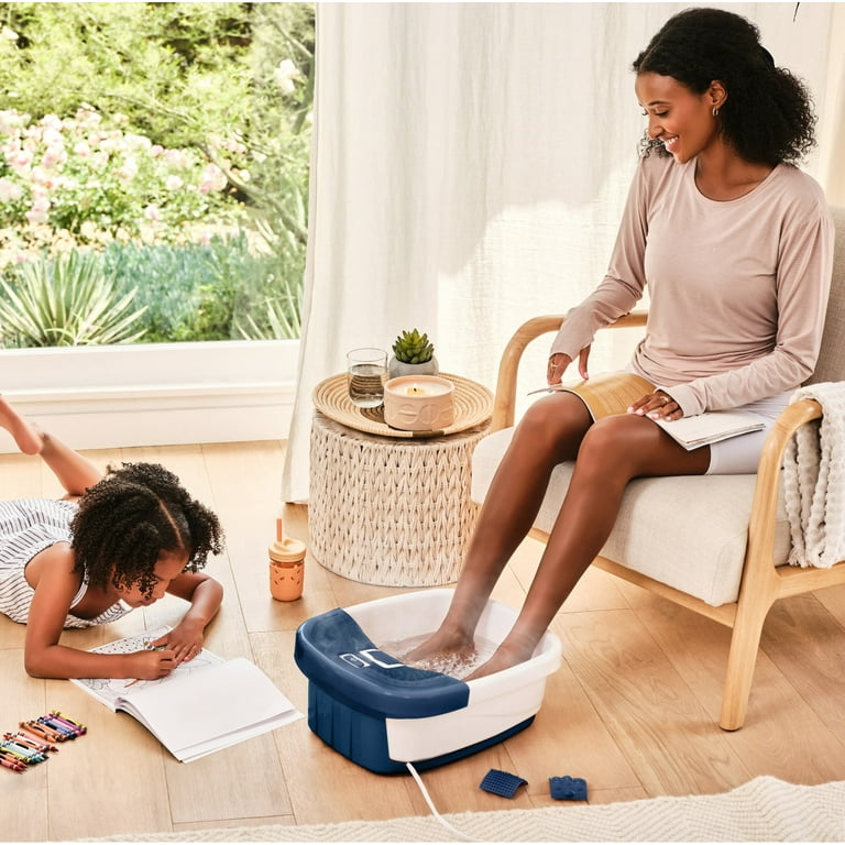 Homedics Bubble Bliss Deluxe Foot-Spa with Heat, Massaging