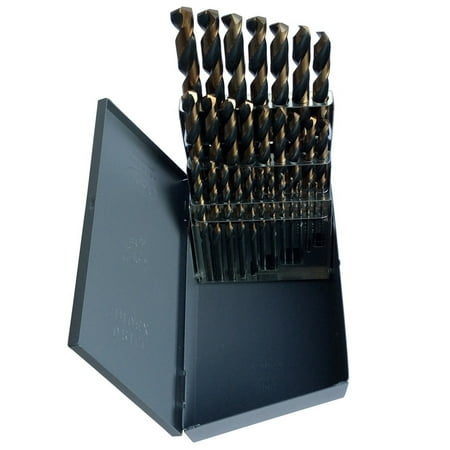 UPC: 0887861039345 | 29 Piece Heavy Duty High Speed Steel Drill Bit Set in Metal Case  Sizes 1/16  – 1/2  x 64ths