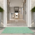thumbnail image 4 of Safavieh Courtyard Finnian Solid Indoor/Outdoor Area Rug, Green/Blue, 2' x 3'7", 4 of 14