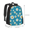 thumbnail image 2 of Balery Daisies Flowers Backpack for Men and Women - Durable 600D Oxford Cloth -Large Capacity, Water-Resistant School, Travel, and Hiking Bag, 2 of 9