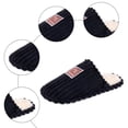 thumbnail image 3 of Corduroy House Slippers for Women Lightweight Soft Sole Fleece Lined Indoor Slippers Non Slip Bedroom Shoes, 3 of 4