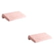 thumbnail image 4 of 2 almohadas para cabecera de cama, soporte para la espalda para cabecera de madera maciza, almohada de respaldo suave, cojín de cabecera para Rosa, 4 of 8