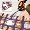 thumbnail image 6 of Yayeee Faucet Mat for Kitchen Sink 14.7" Diatomite Long Splash Guard Pad, Purple Jam, 6 of 7