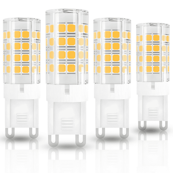 G9 Led Light Bulb, 7watt-700 lumens, 70w Equivalent (4000k), Base Lights for Crystal Chandelier Home Indoor Lighting or Ceiling Light Fixture Pendant Lamp Cri80, Dimmable, CETL (4-Pack)