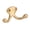 Brass, variant on SCHLAGE Ives by Schlage 582MB5 Double Wardrobe Hook