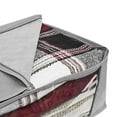 thumbnail image 5 of Foldable Storage Bag Organizers, Large Clear Window & Carry Handles, Great for Clothes, Blankets, Towels, Closets, Bedrooms, Under Bed & More, 5 of 8