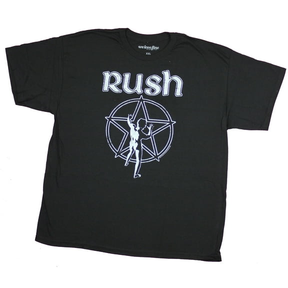 Rush Men's Starman Slim Fit T-Shirt Black 2XL